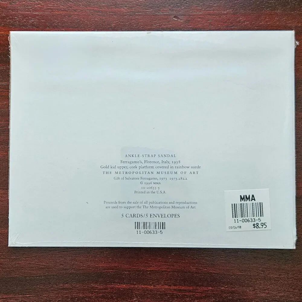 The Metropolitan Museum of Art New York sealed 1996